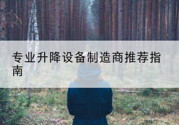 山阳电动剪叉升降平台厂家-专业升降设备制造商推荐指南